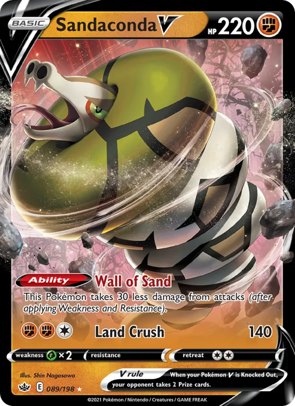 Dunaconda V 89/198 — SWSH6 – Chilling Reign