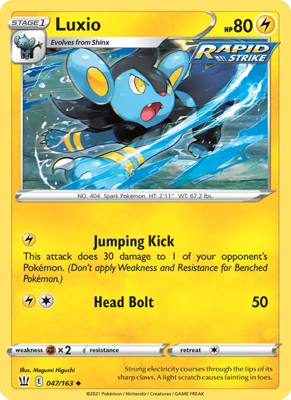 Luxio 47/163 — SWSH5 – Battle Styles