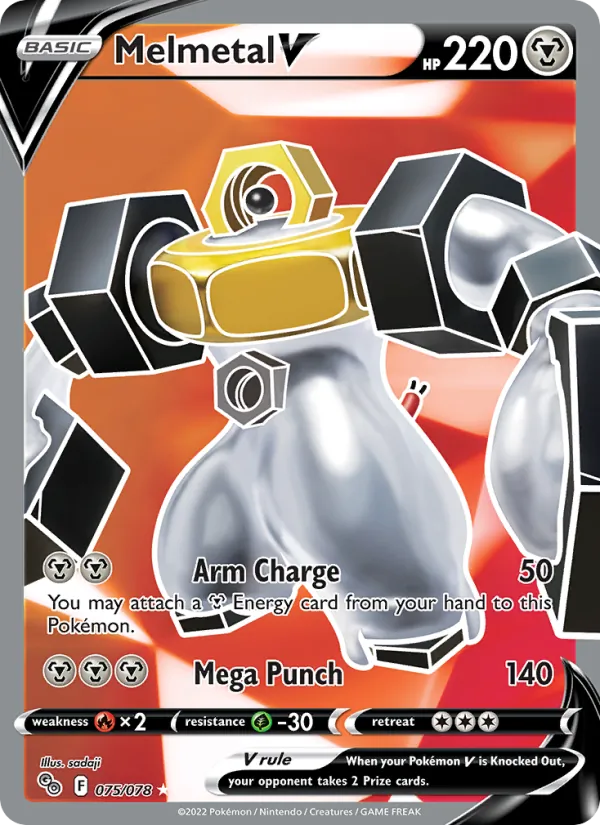 Melmetal V 75/78 — SWSH10.5 – Pokémon GO