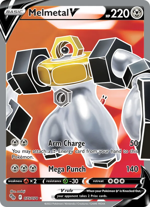 Melmetal V 75/78 — SWSH10.5 – Pokémon GO
