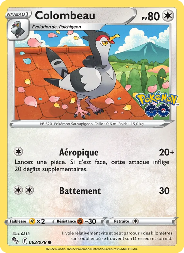 Colombeau 62/78 — EB10.5 Pokemon GO