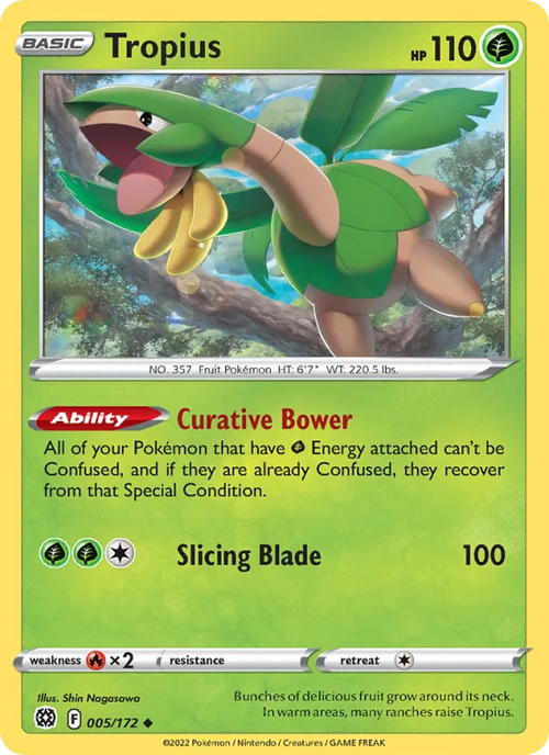 Tropius 5/172 — SWSH9 – Brilliant Stars