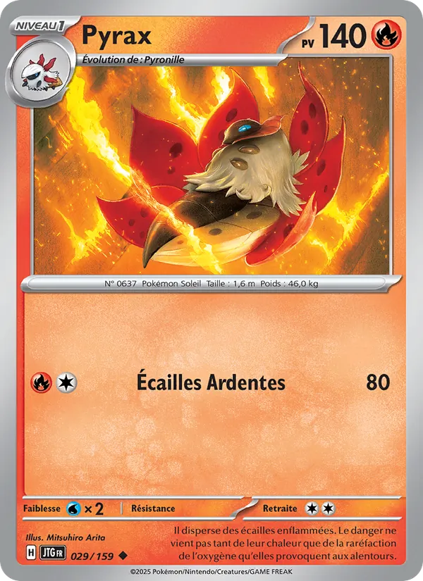 Pyrax 29/159 — EV09 – Aventures Ensemble — Carte Pokémon française
