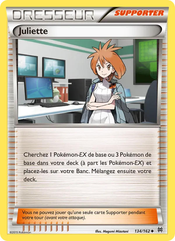 Juliette 134/162 — XY8 – Impulsion Turbo — Carte Pokémon française