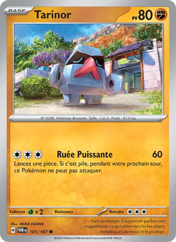 Tarinor 101/167 — EV06 – Mascarade Crépusculaire — Carte Pokémon française