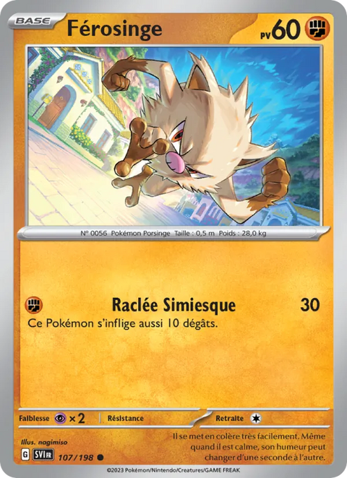 Férosinge 107/198 — EV01 – Écarlate et Violet