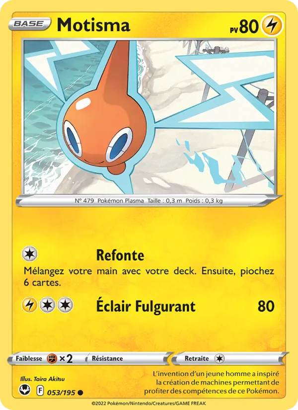 Motisma 53/195 — EB12 – Tempête Argentée — Carte Pokémon française