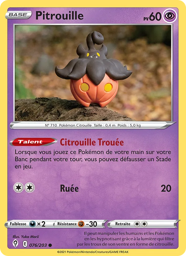 Pitrouille 76/203 — EB07 - Evolution Céleste