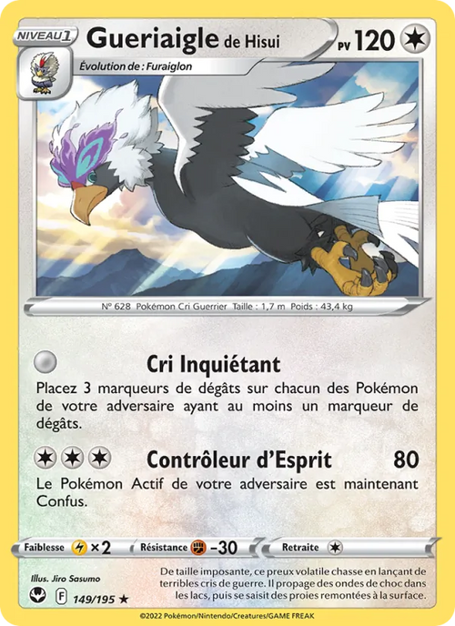 Gueriaigle de Hisui 149/195 — EB12 – Tempête Argentée