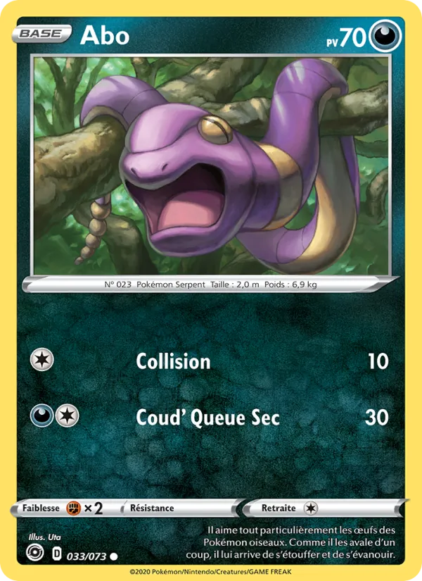 Abo 33/73 — EB03.5 – La Voie du Maître — Carte Pokémon française