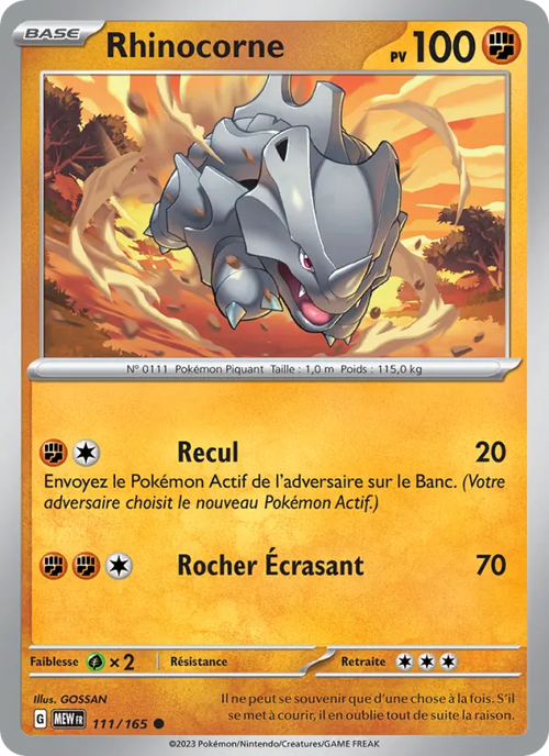 Rhinocorne 111/165 — EV03.5 — 151