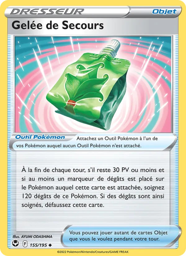 Gelée de Secours 155/195 — EB12 – Tempête Argentée — Carte Pokémon française