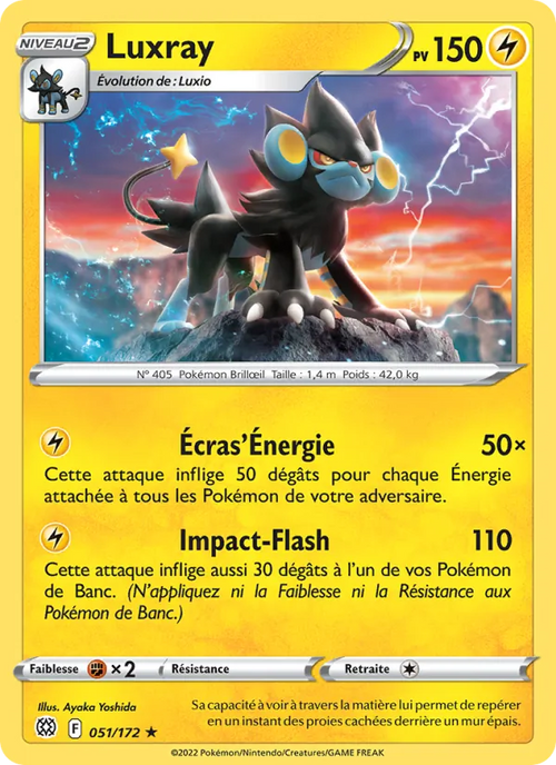Luxray 51/172 — EB09 - Stars Etincelantes