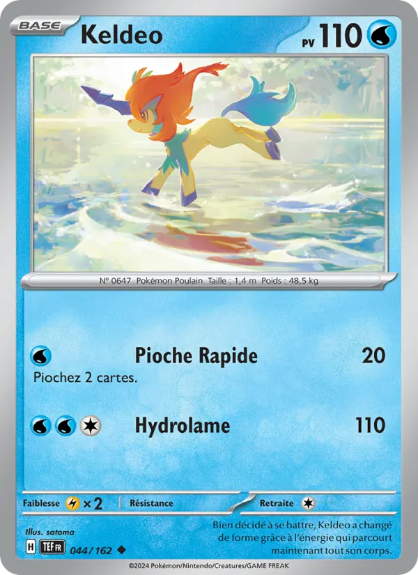 Keldeo 44/162 — EV05 – Forces Temporelles