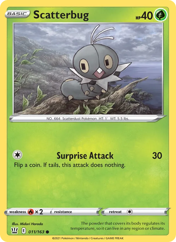 Lépidonille 11/163 — SWSH5 – Battle Styles