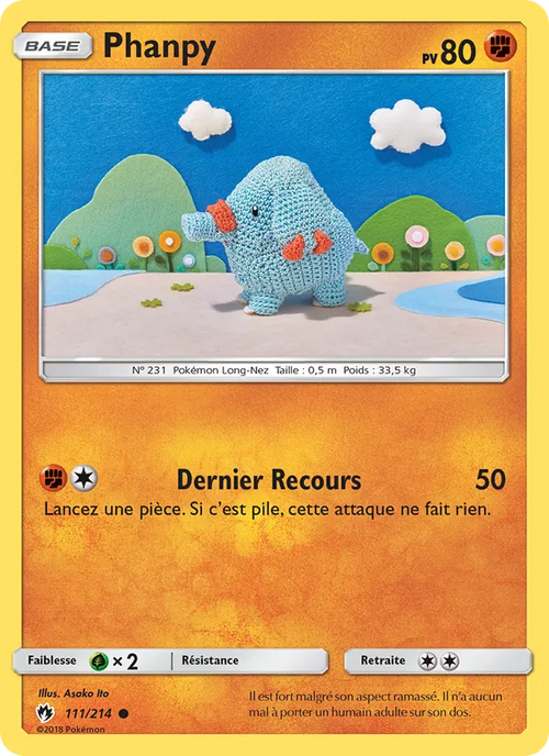 Phanpy 111/214 — SL8 – Tonnerre Perdu