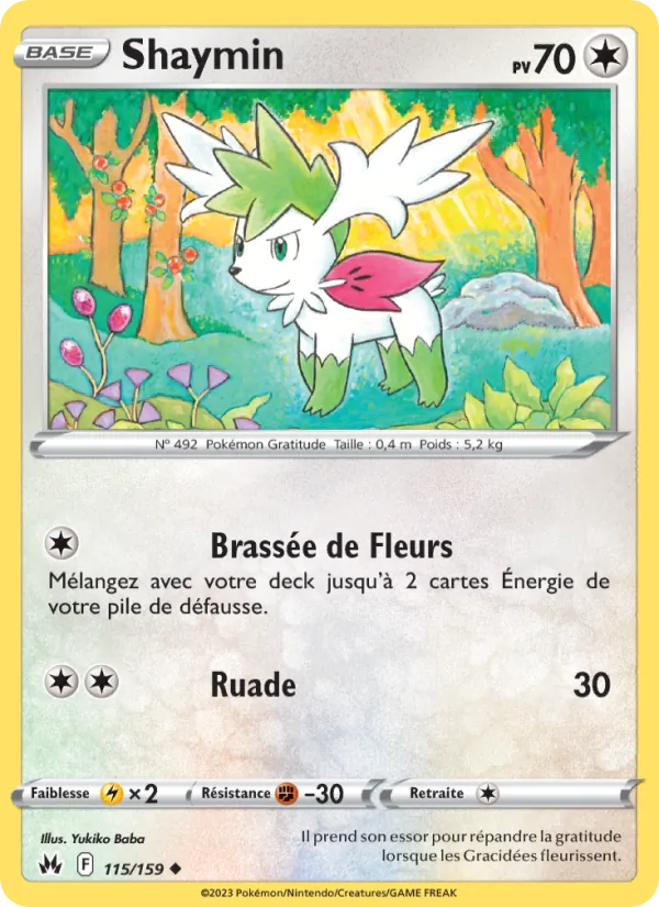 Shaymin 115/159 — EB12.5 – Zénith Suprême