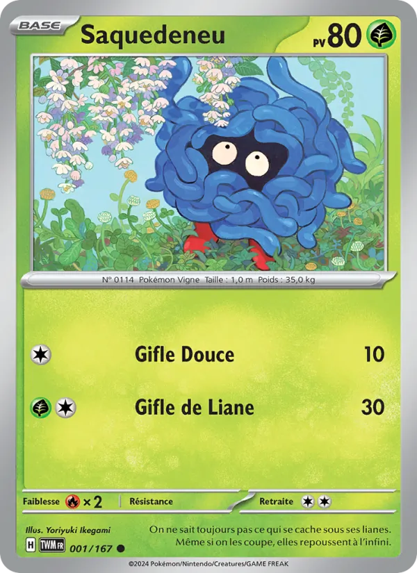 Saquedeneu 1/167 — EV06 – Mascarade Crépusculaire — Carte Pokémon française