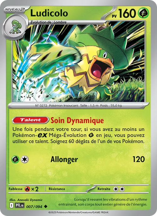 Ludicolo 7/94 — ME02 – Flammes Fantasmagoriques