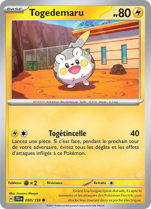 Togedemaru 50/159 — EV09 – Aventures Ensemble