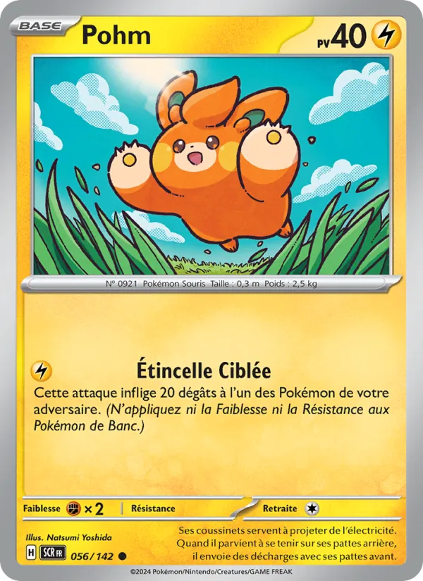Pohm 56/142 — EV07 — Couronne Stellaire — Carte Pokémon française