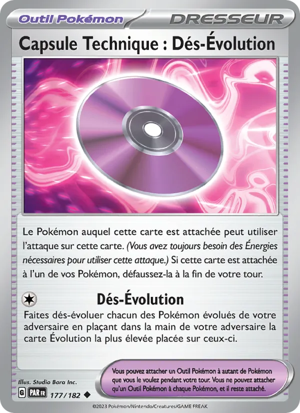 Capsule Technique : Dés-Évolution 177/182 — EV04 – Faille Paradoxe