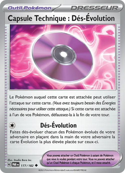 Capsule Technique : Dés-Évolution 177/182 — EV04 – Faille Paradoxe