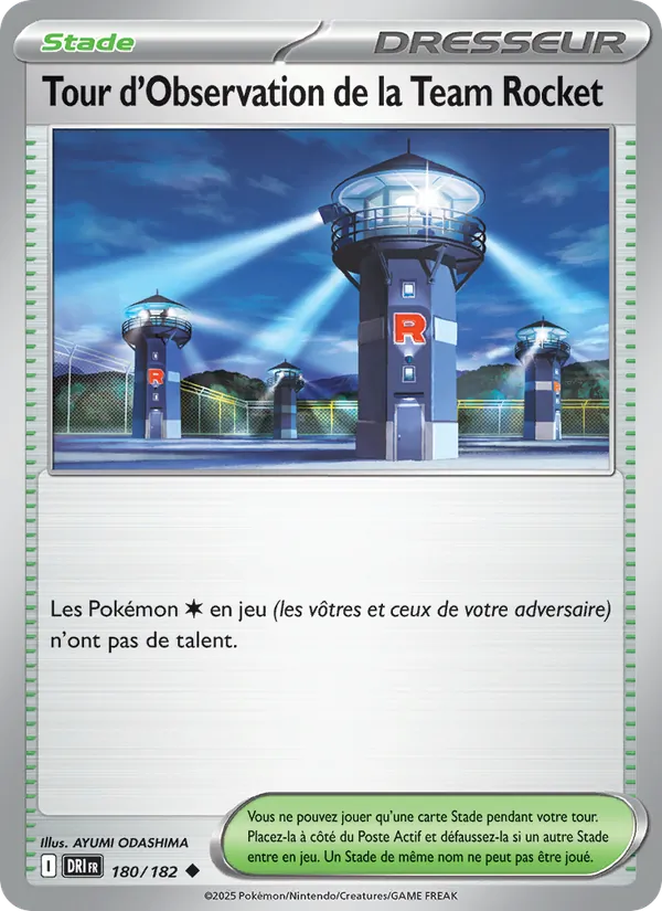 Tour d'Observation de la Team Rocket 180/182 — EV10 – Rivalités Destinées — Carte Pokémon française