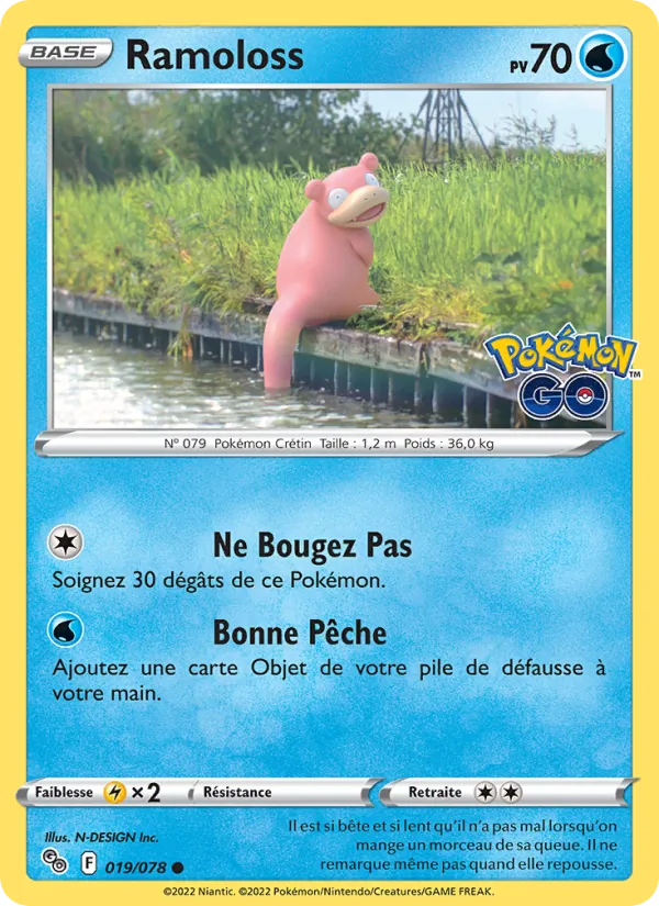 Ramoloss 19/78 — EB10.5 Pokemon GO — Carte Pokémon française