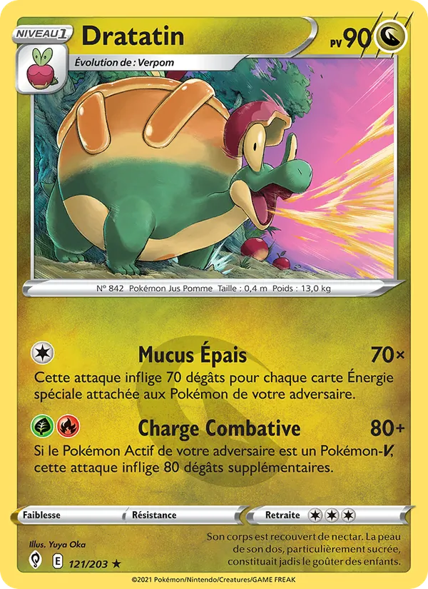 Dratatin 121/203 — EB07 - Evolution Céleste — Carte Pokémon française