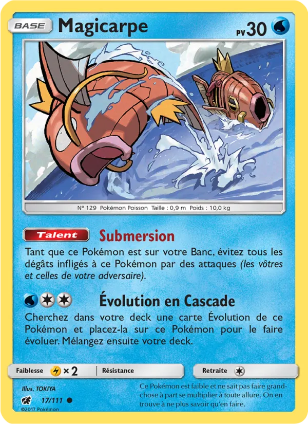 Magicarpe 17/111 — SL4 – Invasion Carmin — Carte Pokémon française