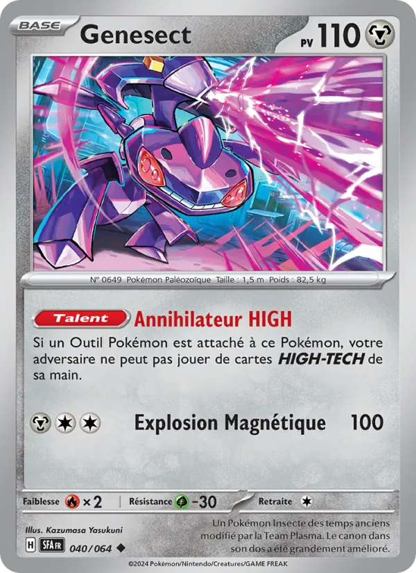 Genesect 40/64 — EV06.5 – Fable Nébuleuse