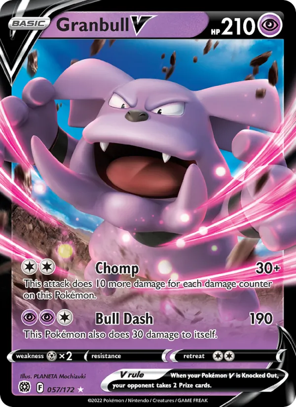 Granbull V 57/172 — SWSH9 – Brilliant Stars