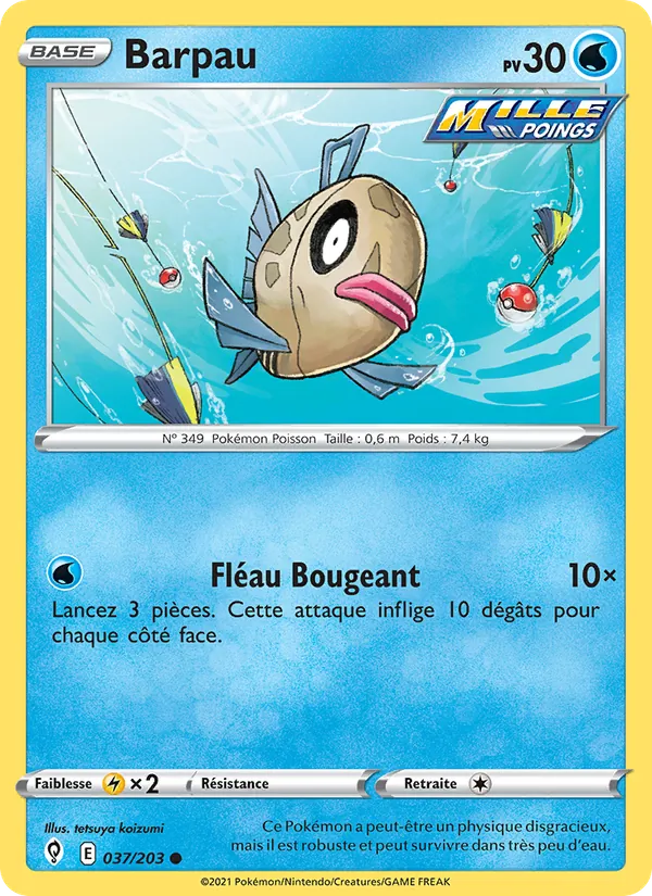 Barpau 37/203 — EB07 - Evolution Céleste — Carte Pokémon française