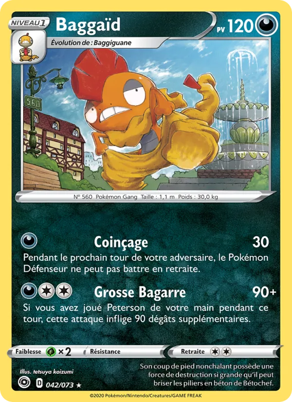 Baggaïd 42/73 — EB03.5 – La Voie du Maître — Carte Pokémon française