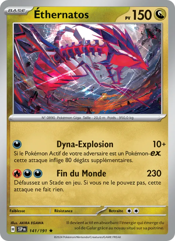 Éthernatos 141/191 — EV08 – Étincelles Déferlantes — Carte Pokémon française