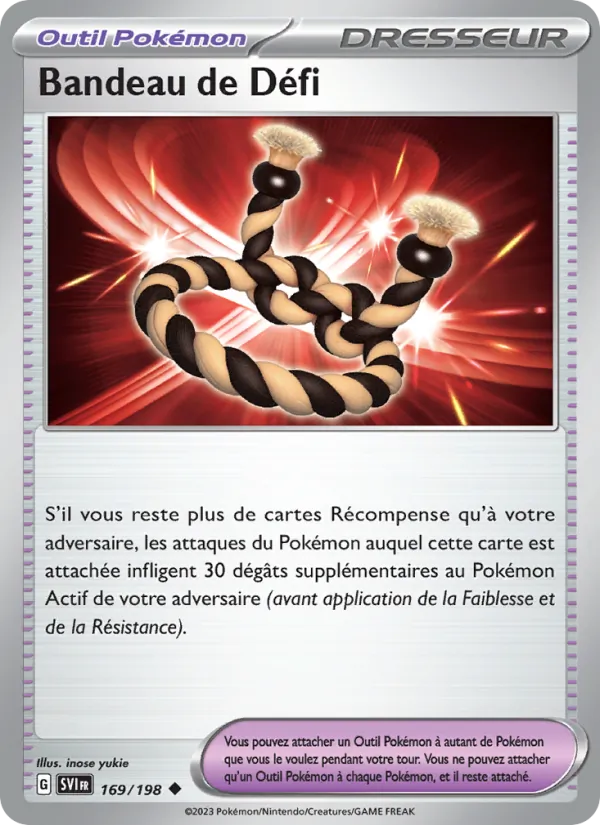 Bandeau de Défi 169/198 — EV01 – Écarlate et Violet