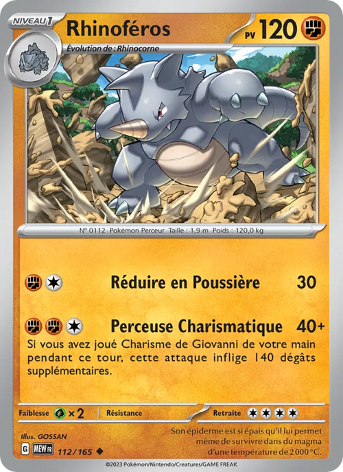 Rhinoféros 112/165 — EV03.5 — 151