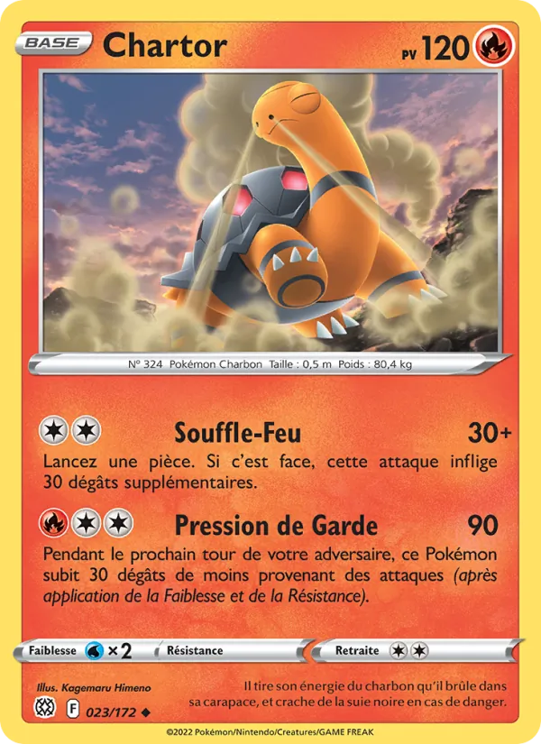 Chartor 23/172 — EB09 - Stars Etincelantes — Carte Pokémon française