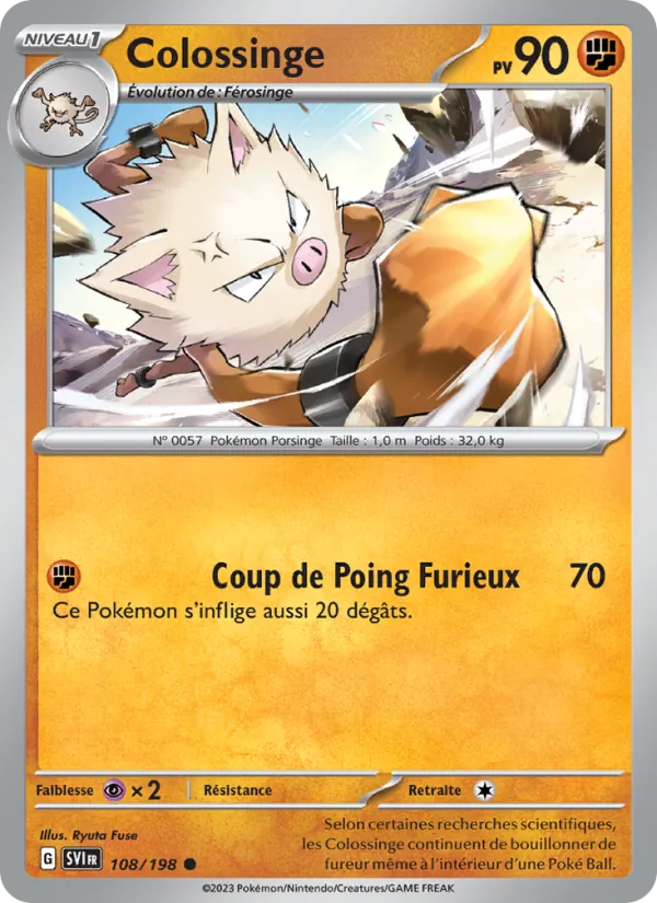 Colossinge 108/198 — EV01 – Écarlate et Violet