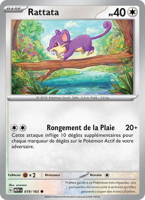 Rattata 19/165 — EV03.5 — 151