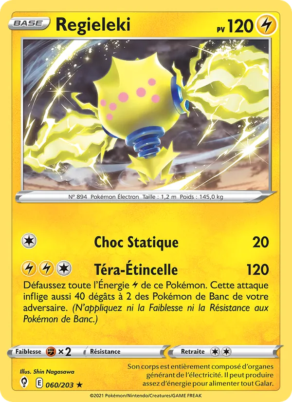 Regieleki 60/203 — EB07 - Evolution Céleste — Carte Pokémon française