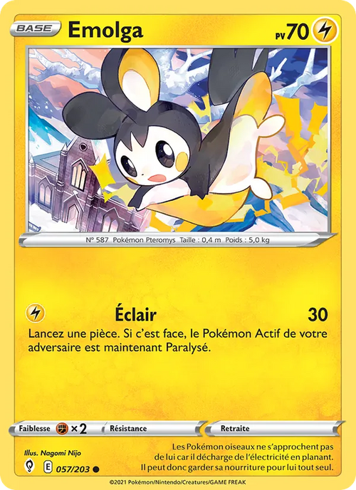 Emolga 57/203 — EB07 - Evolution Céleste