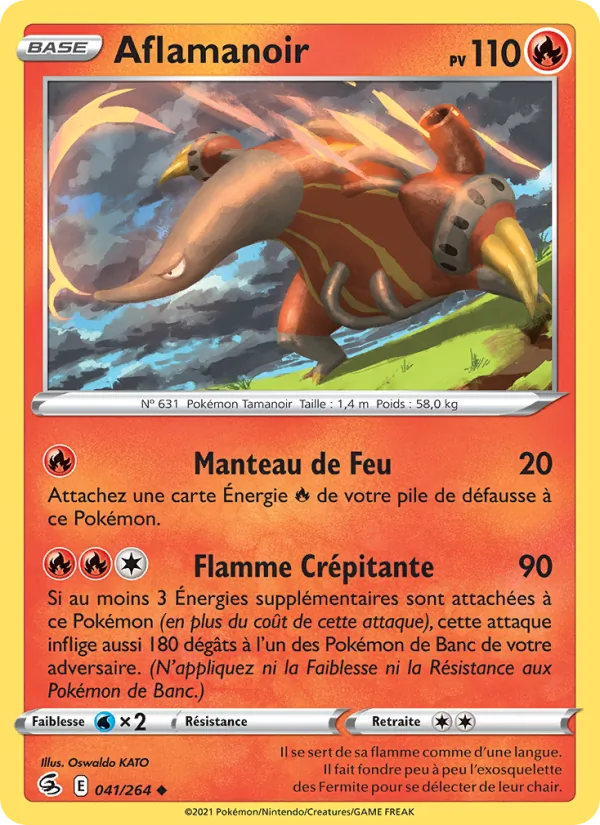 Aflamanoir 41/264 — EB08 - Poing de Fusion