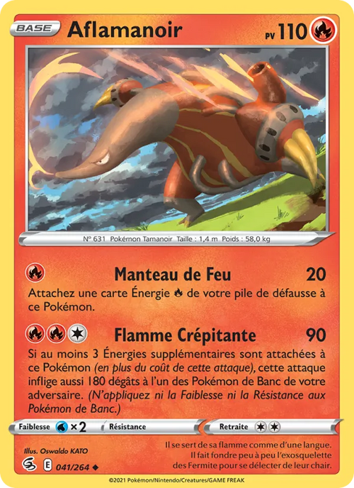 Aflamanoir 41/264 — EB08 - Poing de Fusion