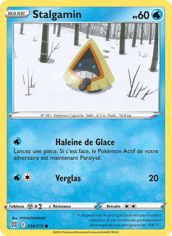 Stalgamin 34/172 — EB09 - Stars Etincelantes — Carte Pokémon française