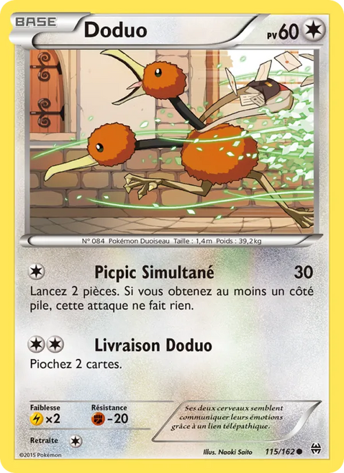 Doduo 115/162 — XY8 – Impulsion Turbo