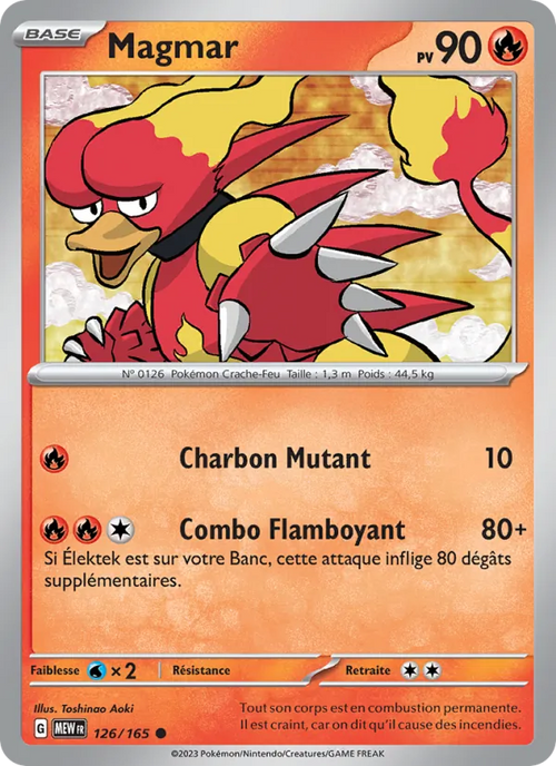 Magmar 126/165 — EV03.5 — 151