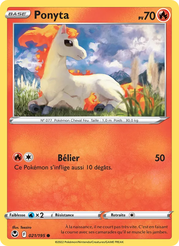 Ponyta 21/195 — EB12 – Tempête Argentée