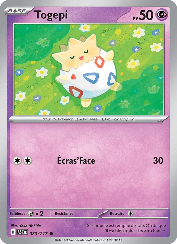 Togepi 80/217 — ME02.5 – Héros Transcendants